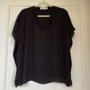 Drapey Black Blouse By Crosby By Mollie Burch